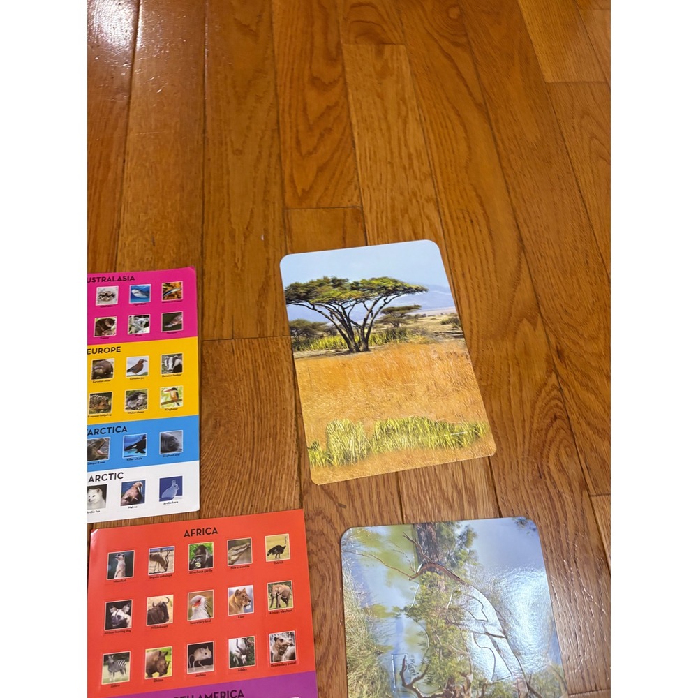 Earth Lab World Animals Educational Learning Kit Map‎ Stickers Booklet Multi - Picture 3 of 11